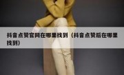 抖音点赞官网在哪里找到（抖音点赞后在哪里找到）