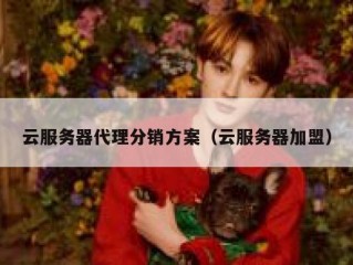 云服务器代理分销方案（云服务器加盟）