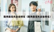 服务器龙头企业排名（服务器龙头企业排名）