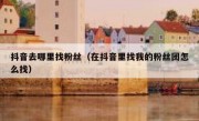 抖音去哪里找粉丝（在抖音里找我的粉丝团怎么找）