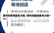 国外的服务器多少钱（国外的服务器多少钱一个）