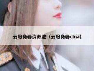 云服务器资源池（云服务器chia）