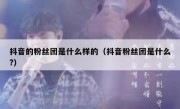 抖音的粉丝团是什么样的（抖音粉丝团是什么?）