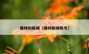 推特的新闻（推特新闻账号）
