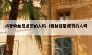 抖音粉丝是点赞的人吗（粉丝就是点赞的人吗）