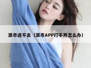 派币进不去（派币APP打不开怎么办）