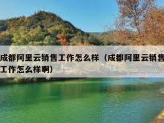 成都阿里云销售工作怎么样（成都阿里云销售工作怎么样啊）