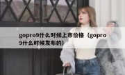 gopro9什么时候上市价格（gopro9什么时候发布的）