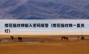 樱花指纹锁输入密码报警（樱花指纹锁一直亮灯）
