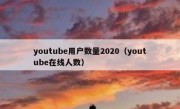 youtube用户数量2020（youtube在线人数）
