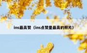 ins最高赞（ins点赞量最高的照片）