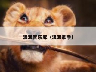 浪浪音乐库（浪浪歌手）