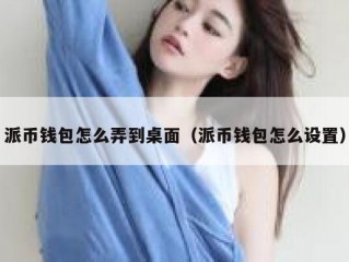 派币钱包怎么弄到桌面（派币钱包怎么设置）