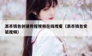 派币钱包创建教程视频在线观看（派币钱包安装视频）
