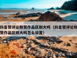 抖音赞评论和赞作品区别大吗（抖音赞评论和赞作品区别大吗怎么设置）