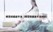 樱花校园进不去（樱花校园进不去的ID）