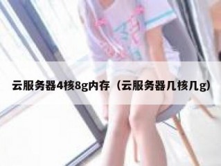云服务器4核8g内存（云服务器几核几g）