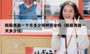 租服务器一个月多少钱啊安全吗（租服务器一天多少钱）