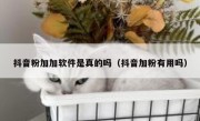 抖音粉加加软件是真的吗（抖音加粉有用吗）