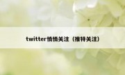 twitter悄悄关注（推特关注）