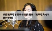 微信视频号不显示粉丝团图标（视频号为啥不显示粉丝）