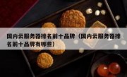 国内云服务器排名前十品牌（国内云服务器排名前十品牌有哪些）