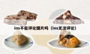 ins不能评论图片吗（ins无法评论）