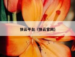 快云平台（快云官网）