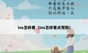 ins怎样看（ins怎样看点赞数）