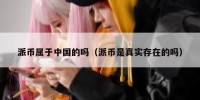 派币属于中国的吗（派币是真实存在的吗）