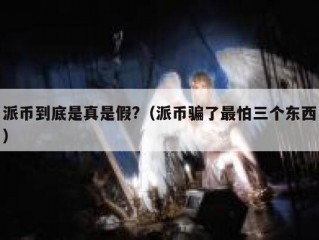 派币到底是真是假?（派币骗了最怕三个东西）