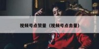 视频号点赞量（视频号点击量）