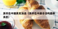 派币在中国真实消息（派币在中国合法吗最新消息）