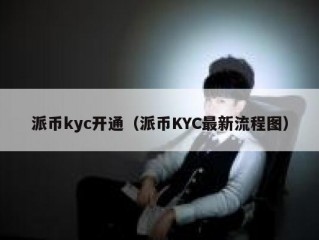 派币kyc开通（派币KYC最新流程图）