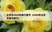 北京市2020年限行尾号（2020年北京车尾号限行）
