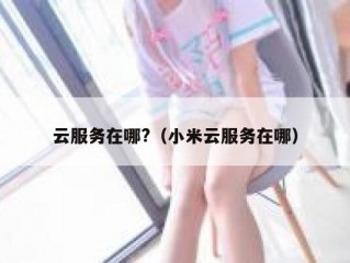云服务在哪?（小米云服务在哪）