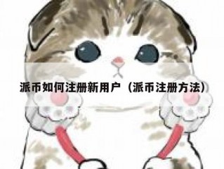 派币如何注册新用户（派币注册方法）