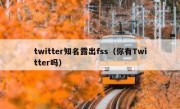 twitter知名露出fss（你有Twitter吗）
