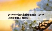 youtube怎么查看评论回复（youtube查看自己的评论）
