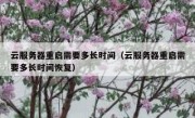 云服务器重启需要多长时间（云服务器重启需要多长时间恢复）