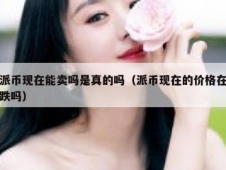 派币现在能卖吗是真的吗（派币现在的价格在跌吗）