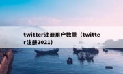 twitter注册用户数量（twitter注册2021）