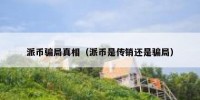 派币骗局真相（派币是传销还是骗局）