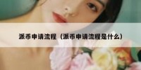 派币申请流程（派币申请流程是什么）