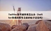 Twitter账号被停用怎么办（twitter停用的账号之前的帖子还在吗）