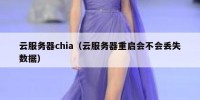云服务器chia（云服务器重启会不会丢失数据）