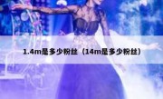 1.4m是多少粉丝（14m是多少粉丝）
