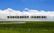 有没有抖音增粉软件（抖音增粉涨粉）