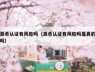 派币认证有风险吗（派币认证有风险吗是真的吗）