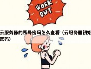 云服务器的账号密码怎么查看（云服务器初始密码）